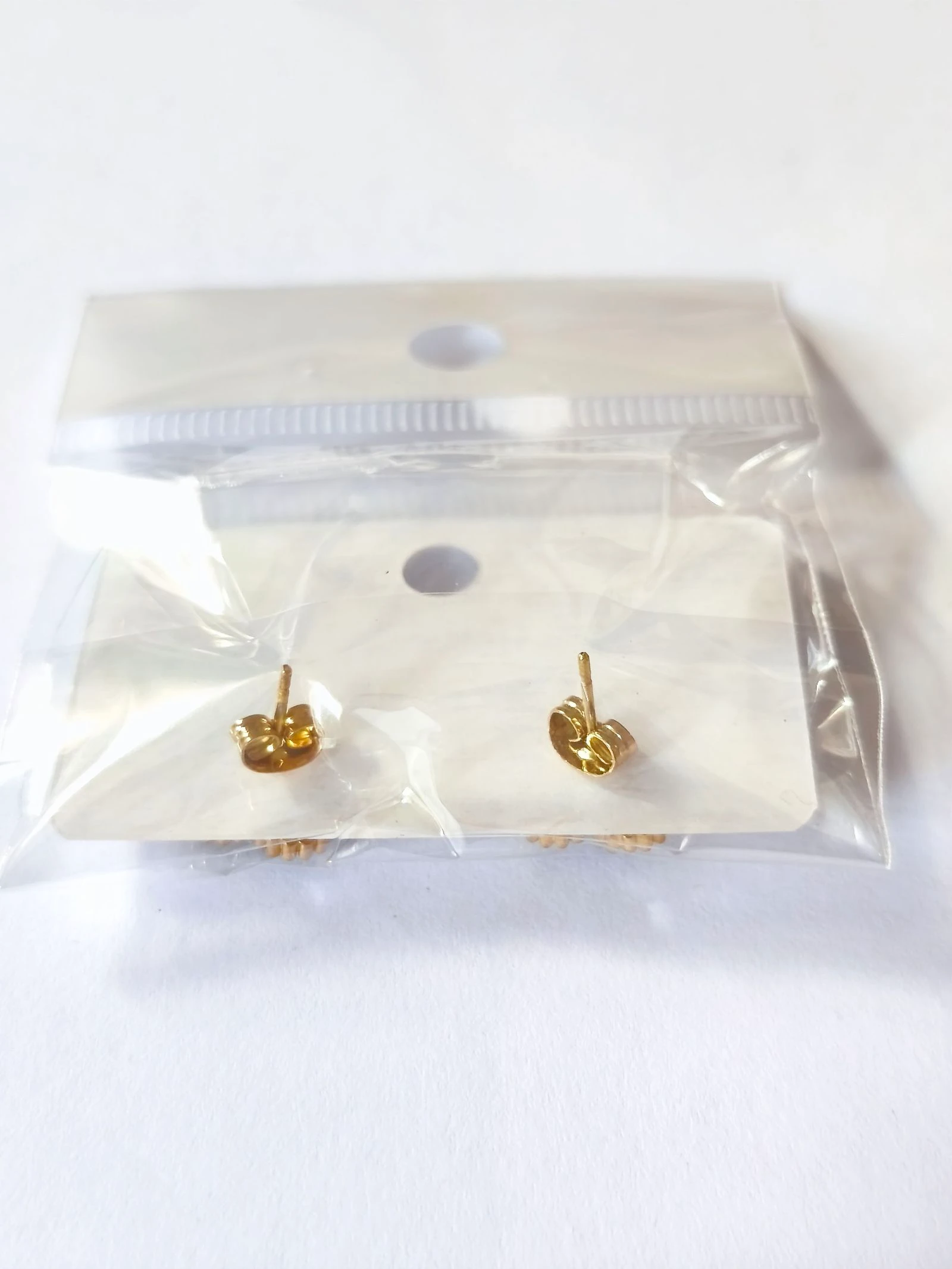 Conjunto de gargantila pulseira e brincos de trevo com corrente dourada de aço olho de tigre – photo 11